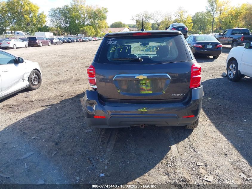 2016 CHEVROLET EQUINOX LS - 2GNALBEKXG6270556