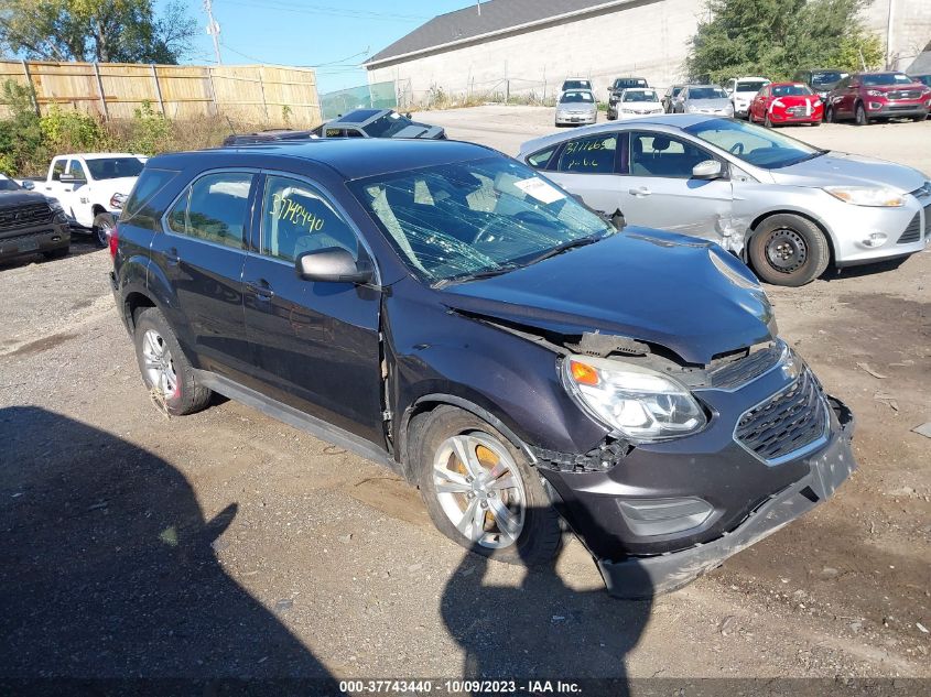 2016 CHEVROLET EQUINOX LS - 2GNALBEKXG6270556