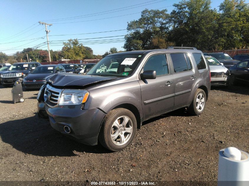 2014 HONDA PILOT EX-L - 5FNYF4H56EB033845