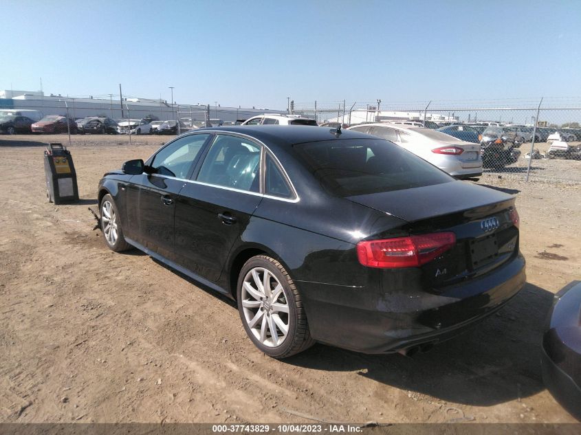 2014 AUDI A4 PREMIUM - WAUDFAFL2EN012617