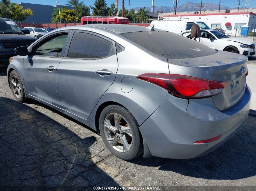 2016 HYUNDAI ELANTRA SE - KMHDH4AEXGU481711