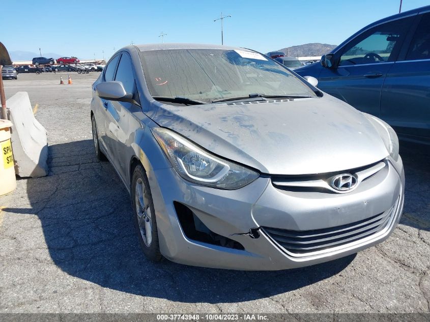 2016 HYUNDAI ELANTRA SE - KMHDH4AEXGU481711