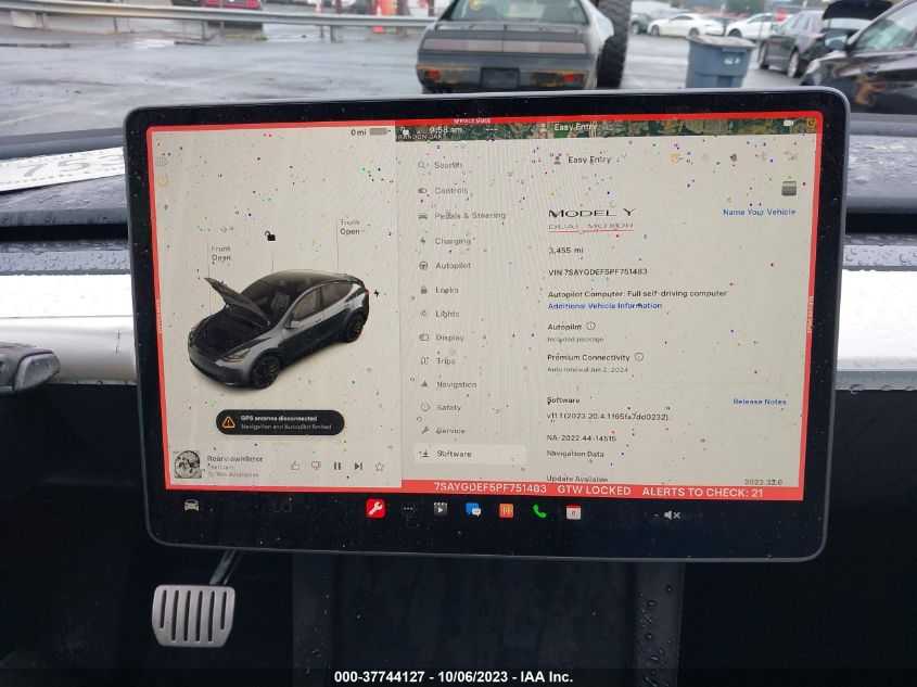 2023 TESLA MODEL Y PERFORMANCE - 7SAYGDEF5PF751483