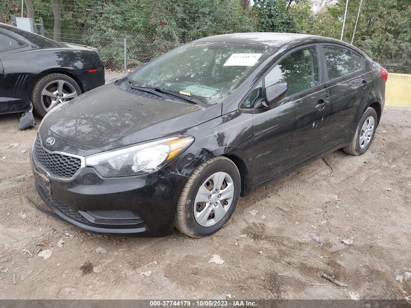 2016 KIA FORTE LX - KNAFK4A68G5573396