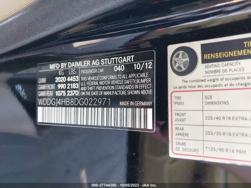 2013 MERCEDES-BENZ C-CLASS C 250 - WDDGJ4HB8DG022971