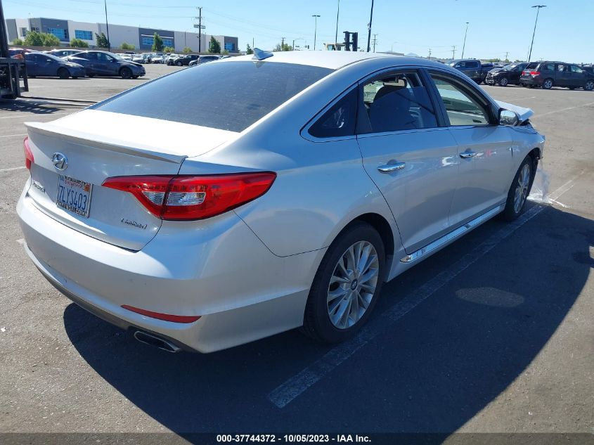 2015 HYUNDAI SONATA 2.4L LIMITED - 5NPE34AF0FH063652