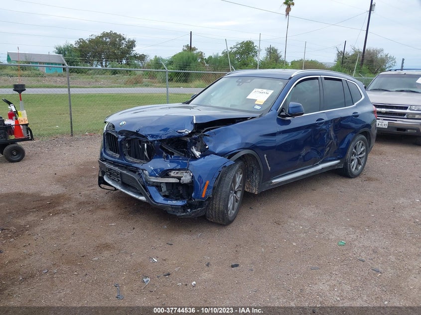 VIN 5UXTR7C51KLF29348 2019 BMW X3 SDRIVE30I