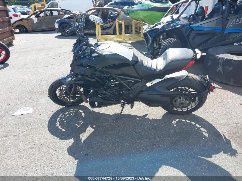 2016 DUCATI DIAVEL - ZDM13BSW0GB029090