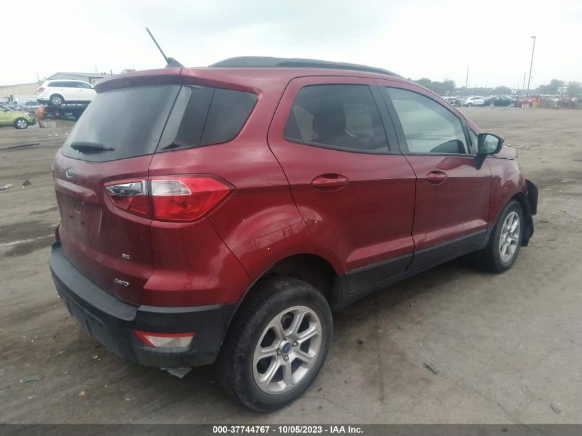 2019 FORD ECOSPORT SE - MAJ6S3GL7KC302057