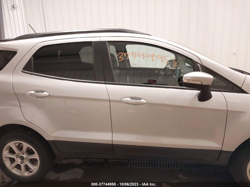 VIN MAJ6P1UL2JC169278 2018 FORD ECOSPORT SE