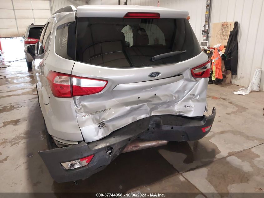 VIN MAJ6P1UL2JC169278 2018 FORD ECOSPORT SE