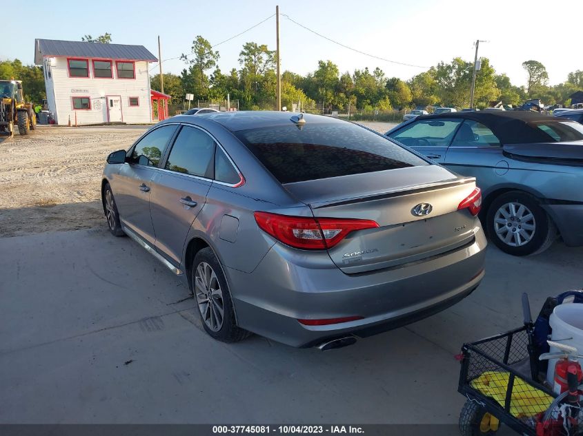 2015 HYUNDAI SONATA 2.4L SPORT - 5NPE34AF7FH043009