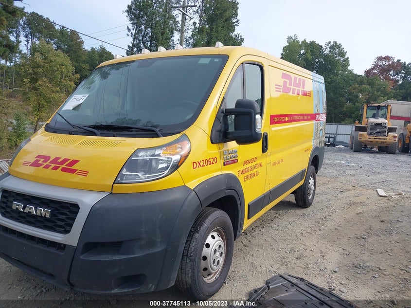 VIN 3C6TRVAG9LE127375 2020 RAM PROMASTER CARGO VAN