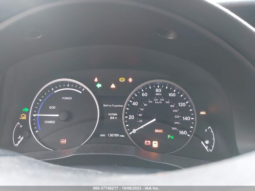 2014 LEXUS ES 300H HYBRID JTHBW1GG6E2056857