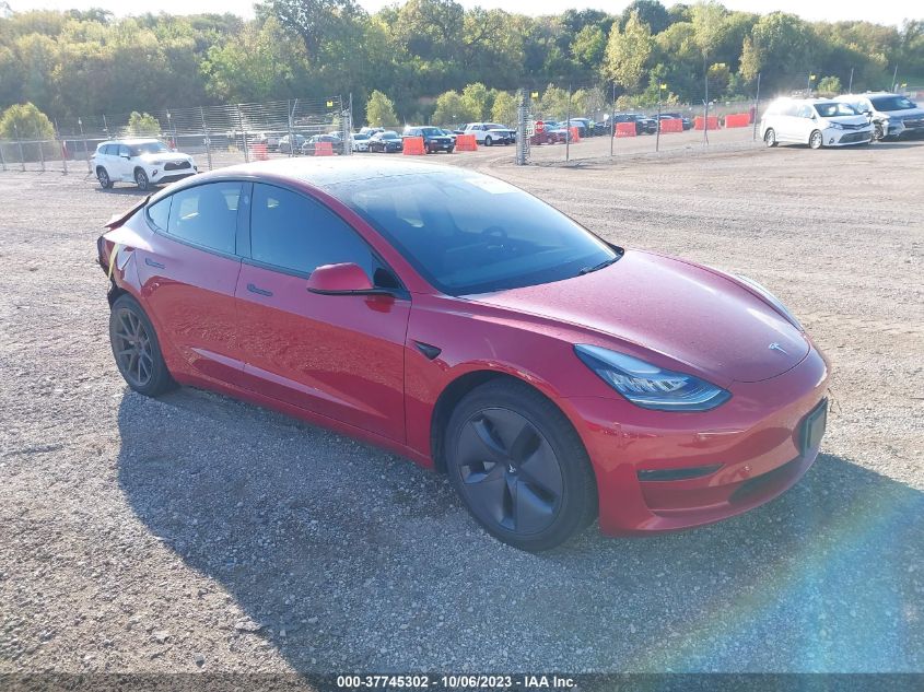 2021 TESLA MODEL 3 - 5YJ3E1EA4MF843163