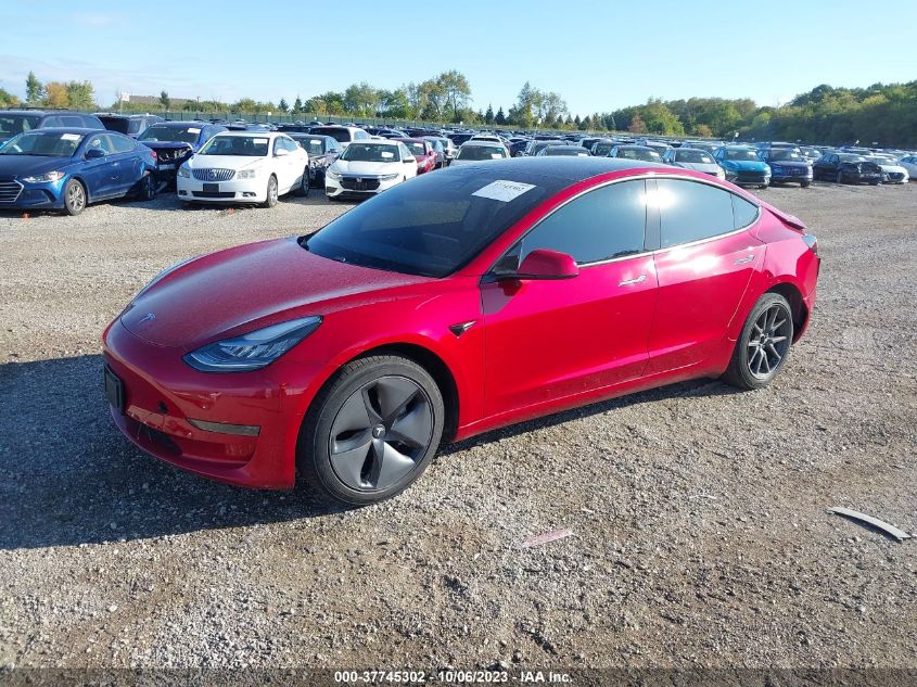 2021 TESLA MODEL 3 - 5YJ3E1EA4MF843163