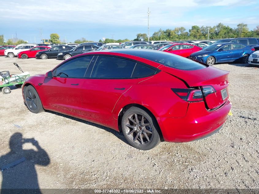 2021 TESLA MODEL 3 - 5YJ3E1EA4MF843163