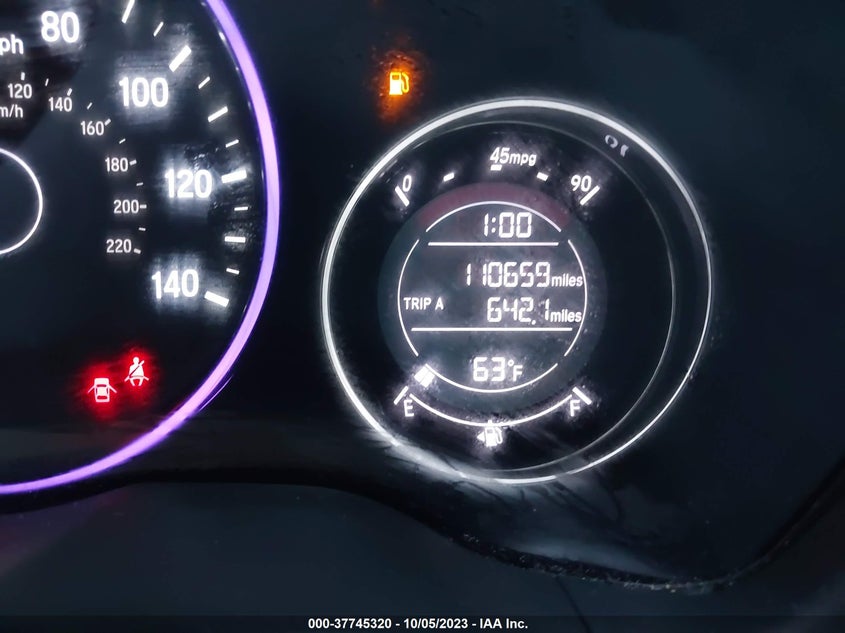 VIN 3CZRU6H55JM707201 2018 HONDA HR-V EX