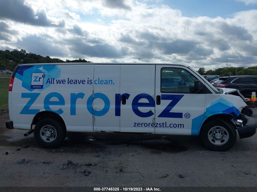 2018 CHEVROLET EXPRESS 3500 WORK VAN 1GCZGHFG8J1344533
