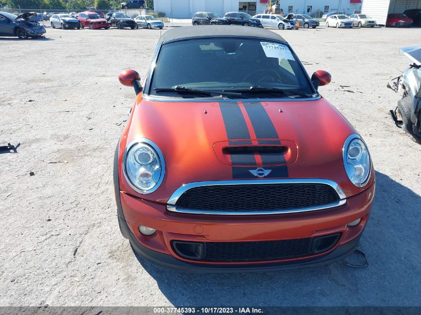 2013 MINI COOPER ROADSTER S - WMWSY3C56DT565946