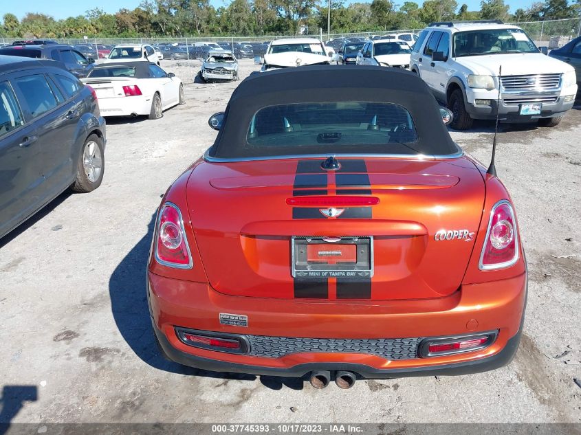 2013 MINI COOPER ROADSTER S - WMWSY3C56DT565946