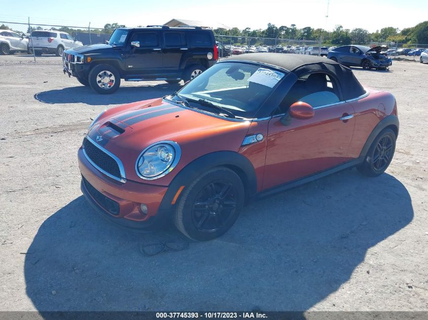 2013 MINI COOPER ROADSTER S - WMWSY3C56DT565946