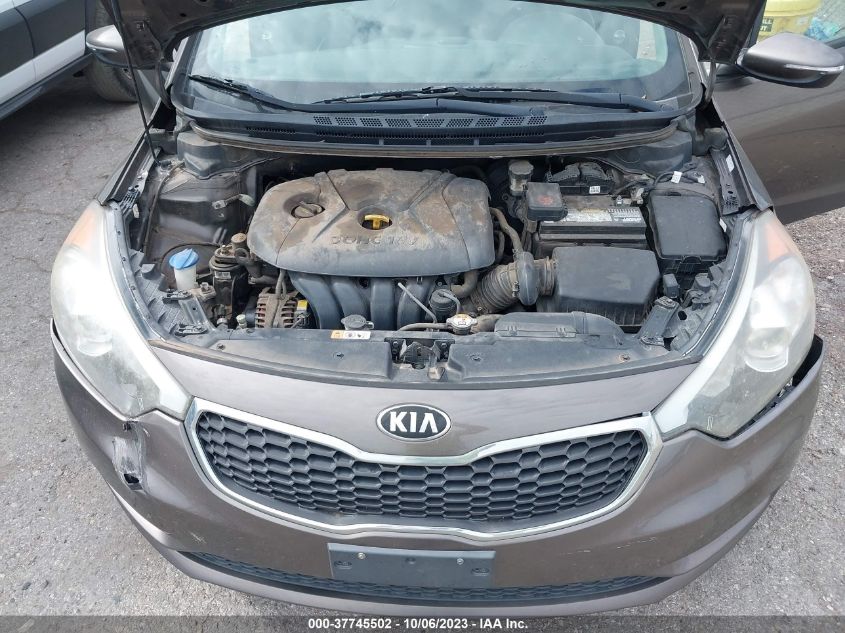 2014 KIA FORTE LX - KNAFX4864E5093886