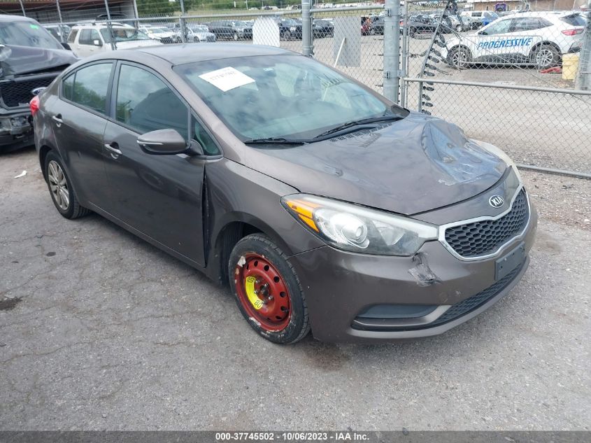 2014 KIA FORTE LX - KNAFX4864E5093886