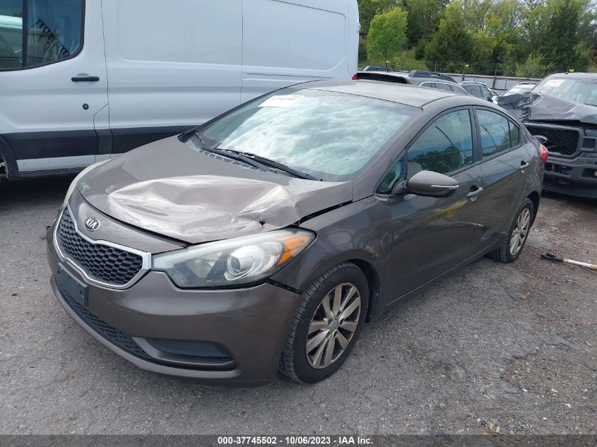 2014 KIA FORTE LX - KNAFX4864E5093886