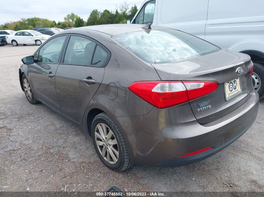 2014 KIA FORTE LX - KNAFX4864E5093886