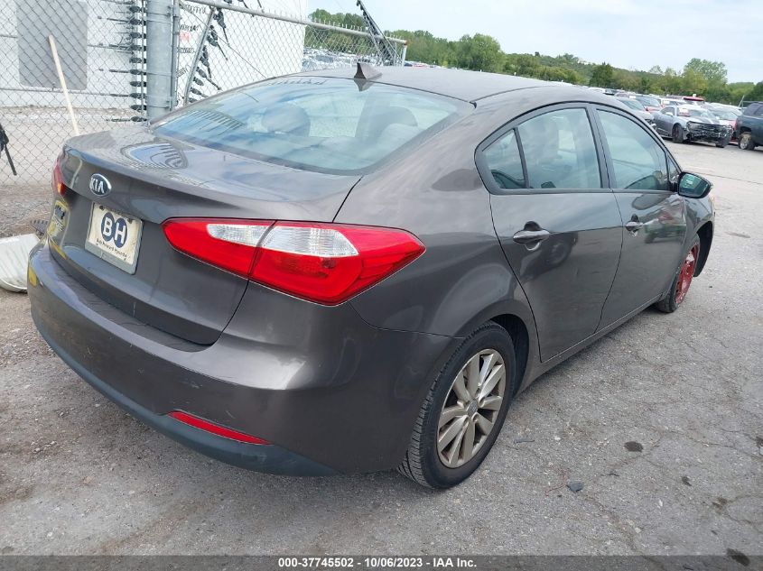 2014 KIA FORTE LX - KNAFX4864E5093886