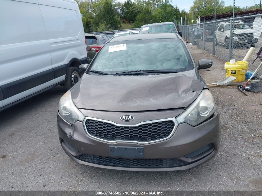2014 KIA FORTE LX - KNAFX4864E5093886