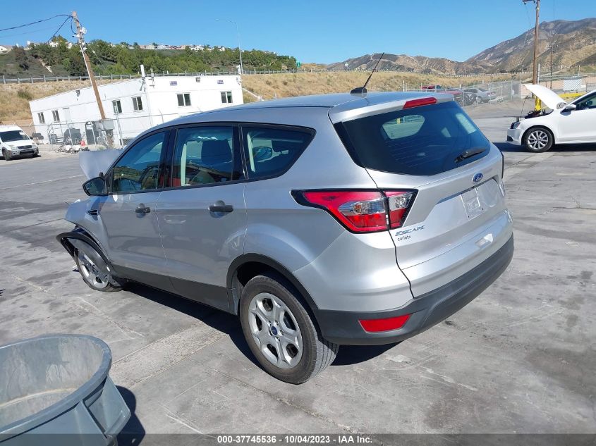 VIN 1FMCU0F75HUD54277 2017 FORD ESCAPE S