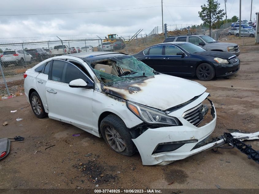 2015 HYUNDAI SONATA 2.4L LIMITED - 5NPE34AF1FH024603