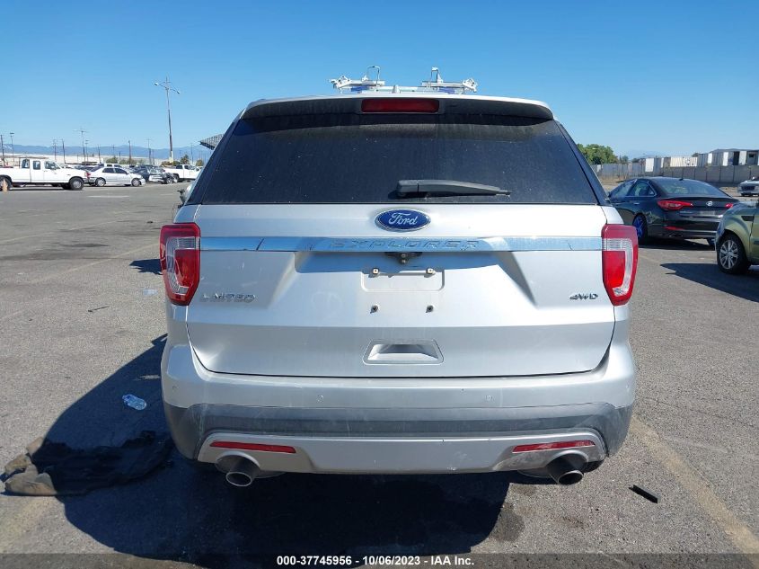 2017 FORD EXPLORER LIMITED - 1FM5K8F89HGC93505