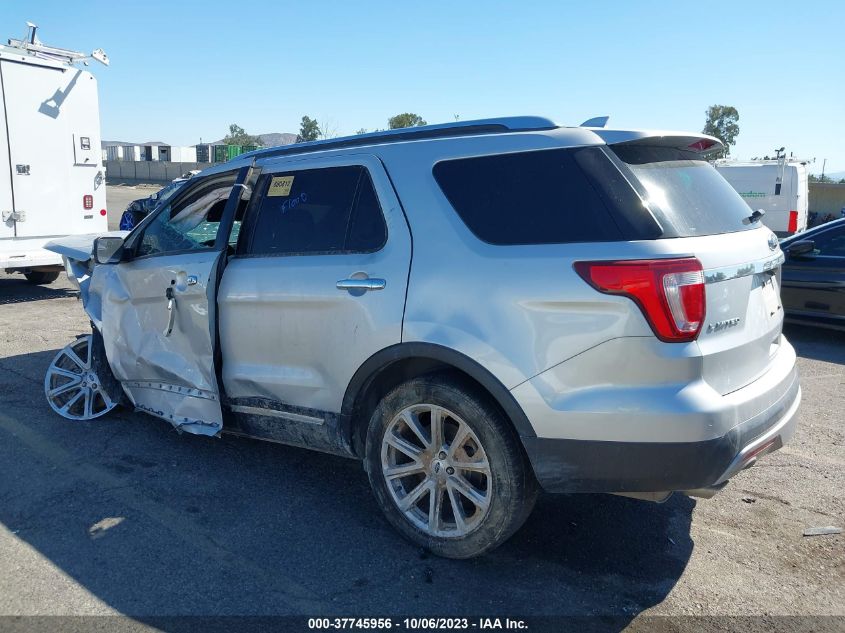 2017 FORD EXPLORER LIMITED - 1FM5K8F89HGC93505