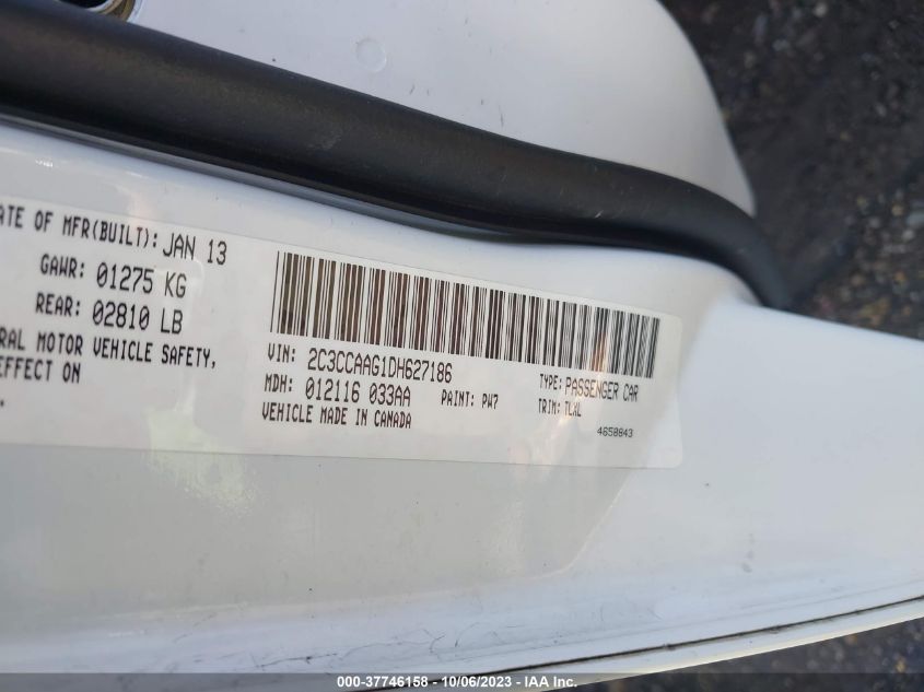 2013 CHRYSLER 300 - 2C3CCAAG1DH627186