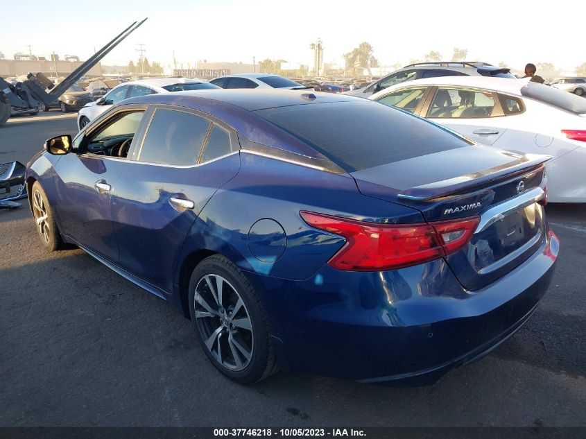 2017 NISSAN MAXIMA 3.5S/SV/SL/SR/PLAT - 1N4AA6AP3HC390804