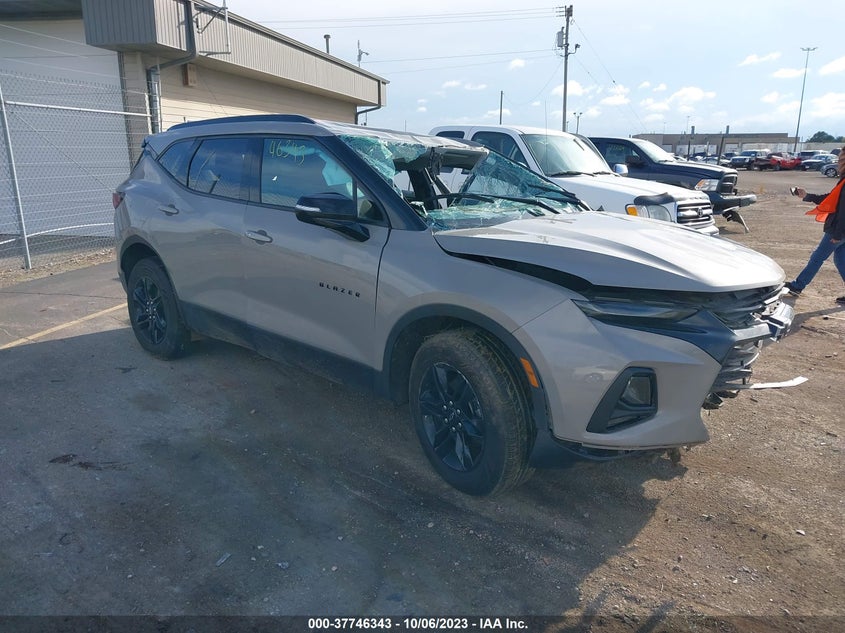 VIN 3GNKBCRS5MS533329 2021 CHEVROLET BLAZER 2LT
