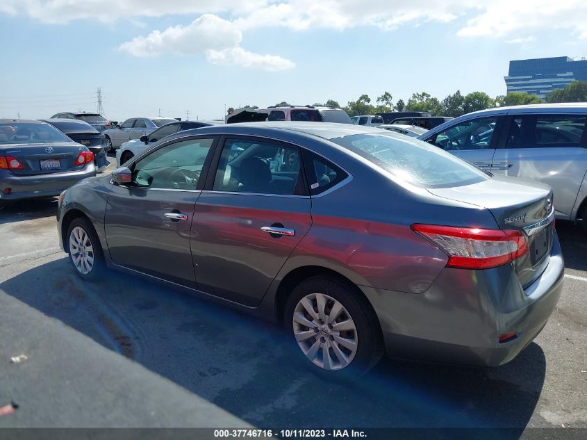 2015 NISSAN SENTRA SR/SL/S/SV/FE+ S - 3N1AB7AP5FY236082