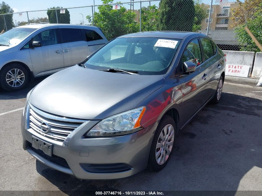 2015 NISSAN SENTRA SR/SL/S/SV/FE+ S - 3N1AB7AP5FY236082