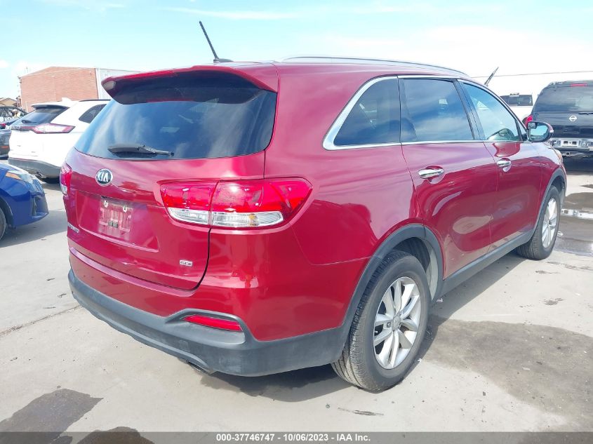 2017 KIA SORENTO LX - 5XYPG4A36HG286551