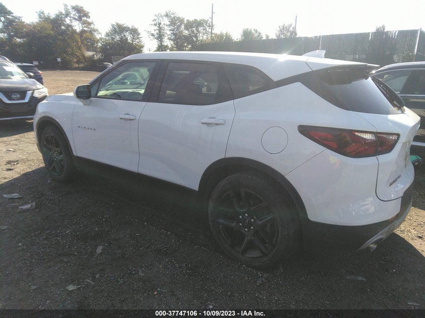 VIN 3GNKBHRS3MS581411 2021 CHEVROLET BLAZER LT