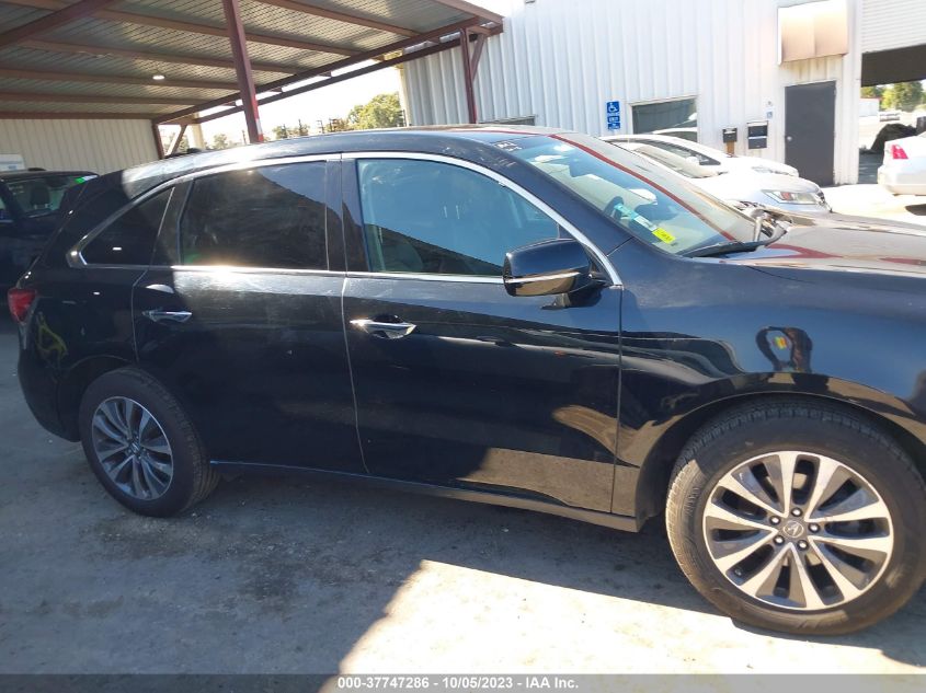 2016 ACURA MDX W/TECH/W/TECH - 5FRYD4H40GB018286