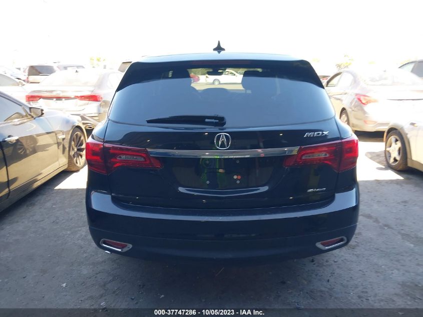 2016 ACURA MDX W/TECH/W/TECH - 5FRYD4H40GB018286