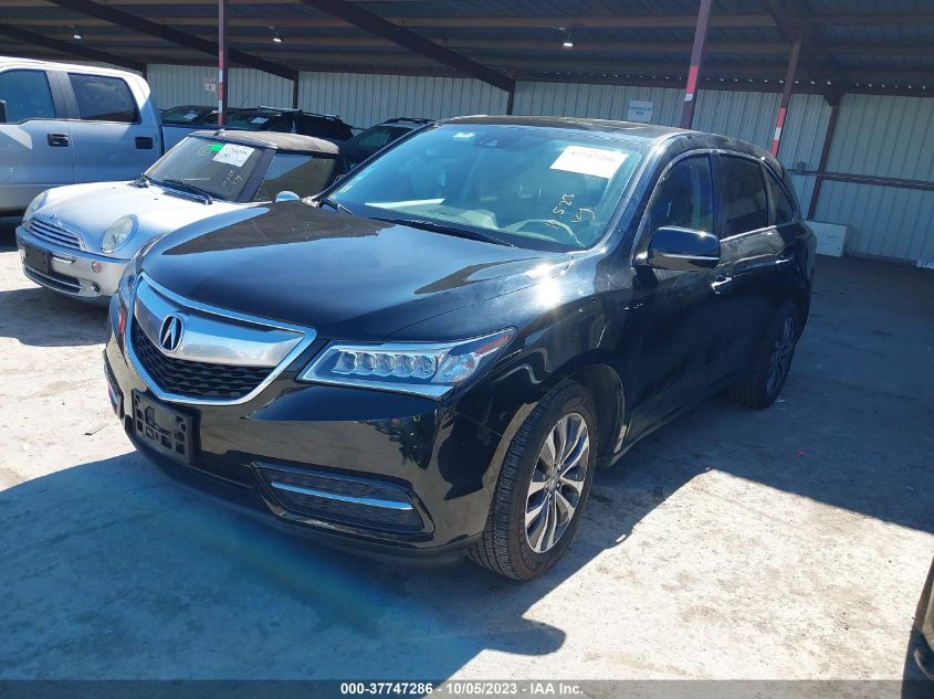 2016 ACURA MDX W/TECH/W/TECH - 5FRYD4H40GB018286