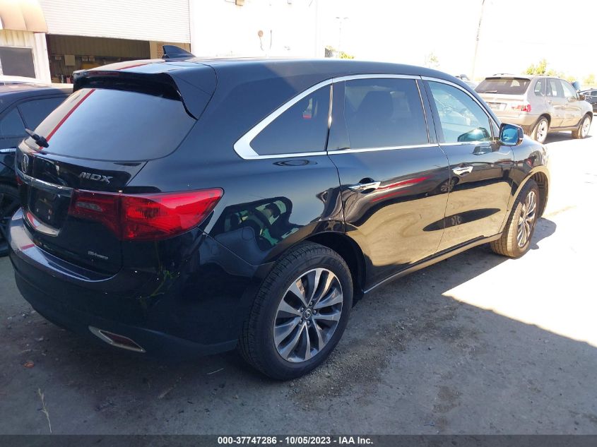 2016 ACURA MDX W/TECH/W/TECH - 5FRYD4H40GB018286
