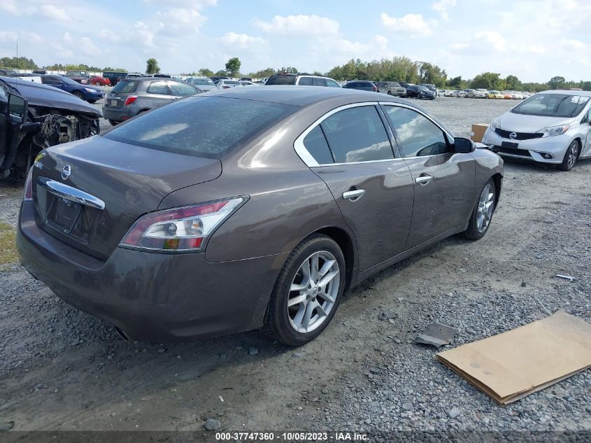 2014 NISSAN MAXIMA S/SV - 1N4AA5APOEC499548