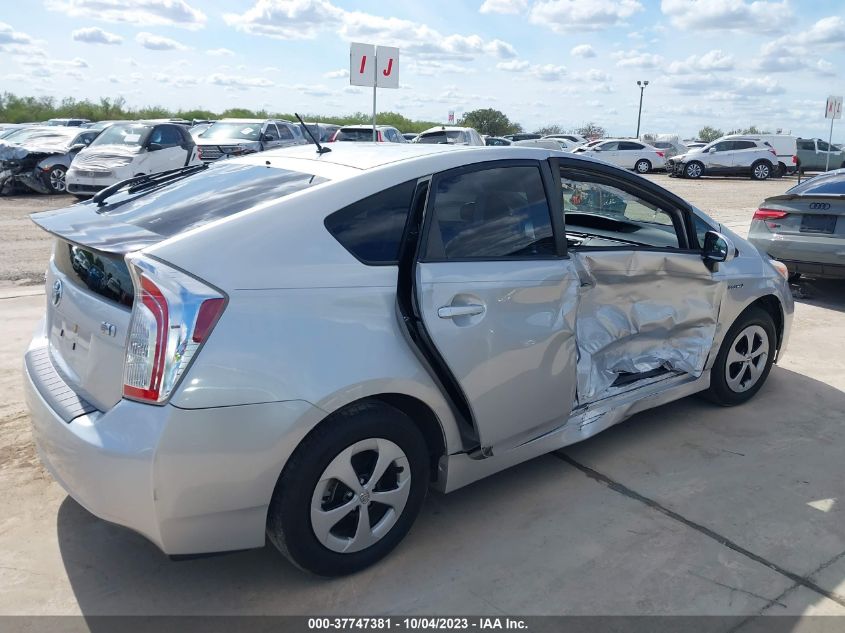2013 TOYOTA PRIUS ONE/TWO/THREE/FOUR/FIVE - JTDKN3DU4D5594528