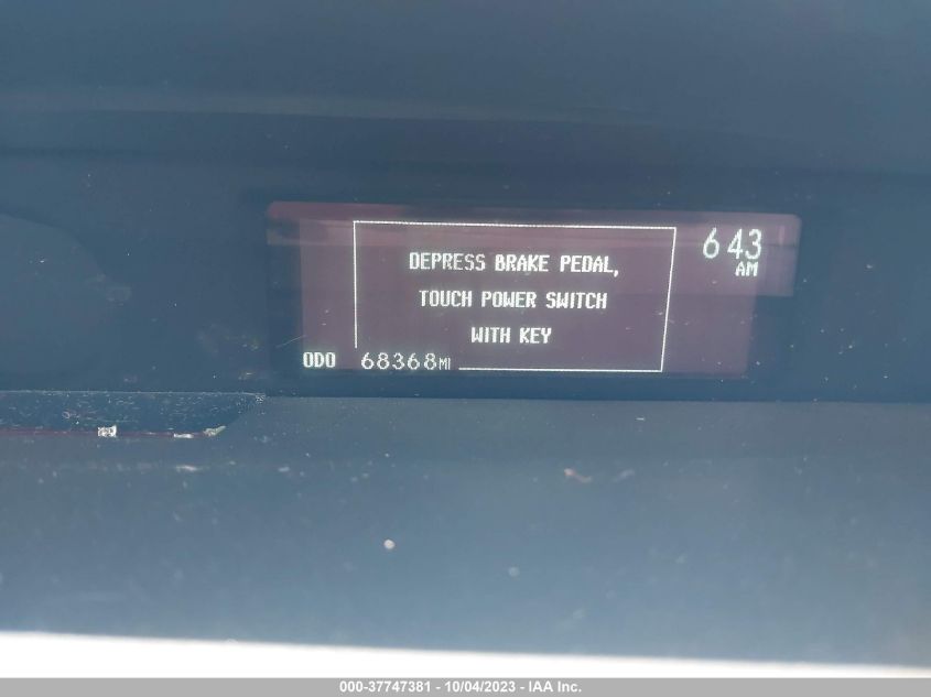 2013 TOYOTA PRIUS ONE/TWO/THREE/FOUR/FIVE - JTDKN3DU4D5594528